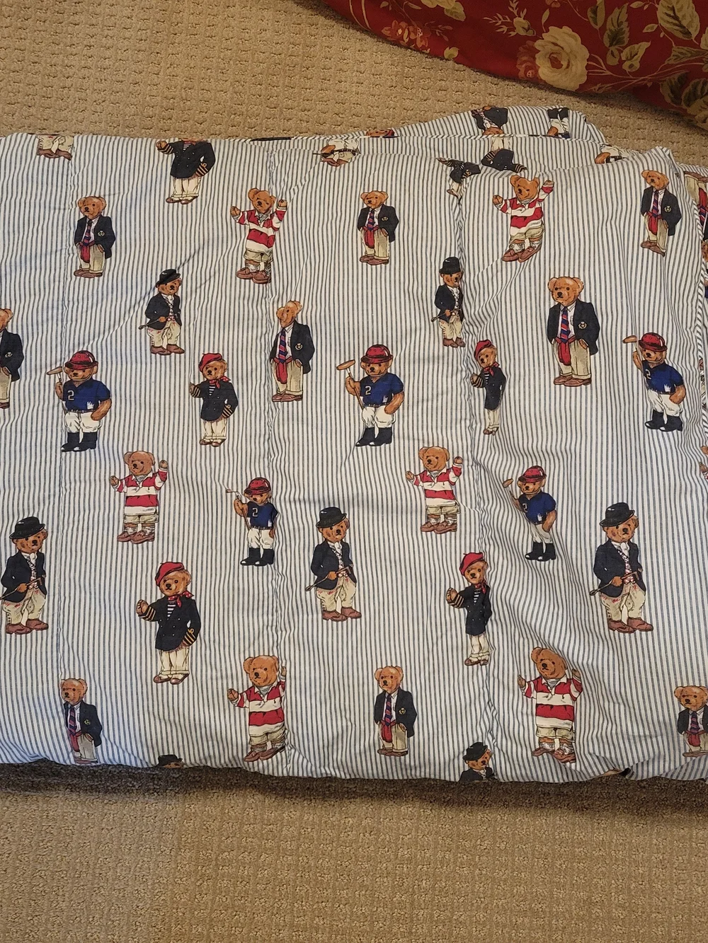 Ralph Lauren Polo Bear Twin Size Comforter